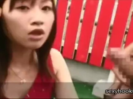 japanese cutie sucks multiple censored cocks