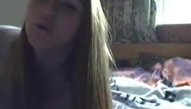 Busty teen masturbating