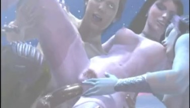 Lucky 3d hentai gets sucking and fucking thre