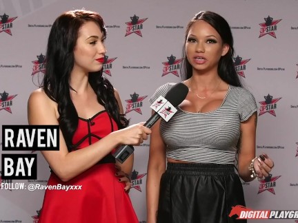 Nikki Benz & Tori Black judging blowjob skills in DP Star 3 Audition Ep 2