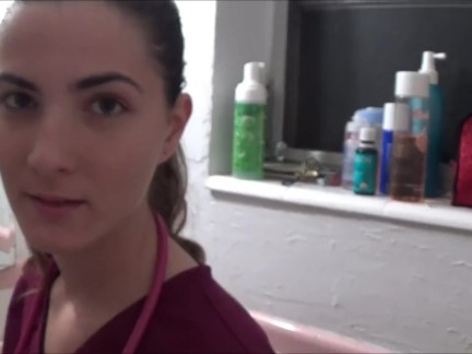Nurse Mom Gives Her Step-Son an Exam – Molly Jane – Family Therapy