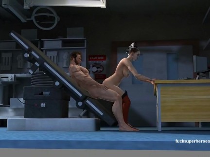 Wolverine and Harley Quinn – Naughty anal act